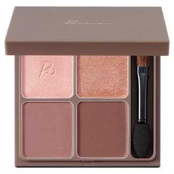 Палетка теней для век Ririmew In the Mirror от Rino Shadow Orange [Косметика Sashihara/Палитра теней для век] (01 Миндаль)