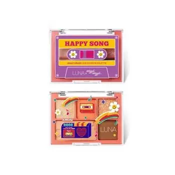 Палетка теней LUNA Daily Crush для век 0,7 г * 5 цветов [LUNA X WIGGLE WIGGLE Happy Song] выдра коричневый