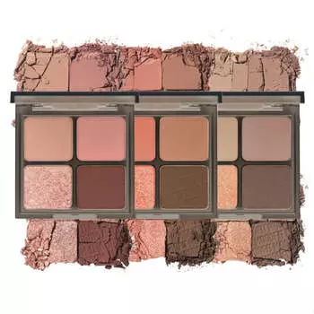 Палетка теней Merzy Mood-fit 8g S1. Amusing Rose