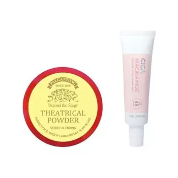 Palganton Theatrical Powder Original Beige Set Color Control Base (20g + 20mL)