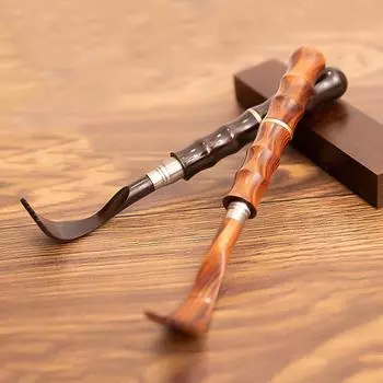 Палисандр/куриное крылышко Дерево Нержавеющая сталь Регулируемая чесалка для спины Массаж спины Телескопический противозудный масштабируемый массажер с когтями