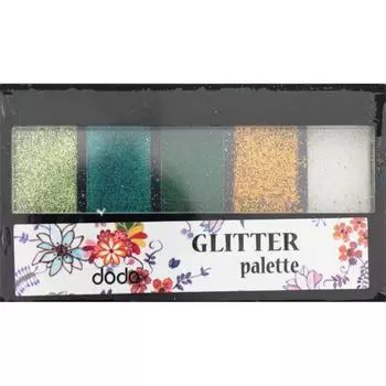 Палитра блесток DMA Dodo Glitter Palette GLPL-02 для макияжа глаз. Цвета и тени для век. Возьмите необходимое количество и равномерно распределите по коже.. Макияж глаз Цвет глаз и глаз