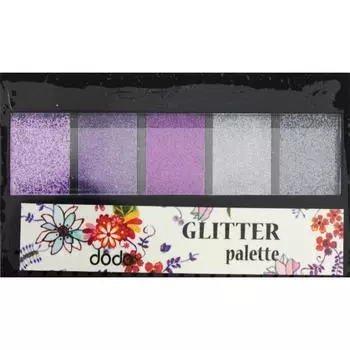 Палитра блесток DMA Dodo Glitter Palette GLPL-05 для макияжа глаз. Цвета и тени для век. Возьмите необходимое количество и равномерно распределите по коже.. Макияж глаз Цвет глаз и глаз
