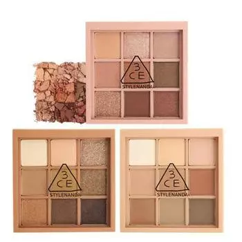 Палитра цветов для глаз 3CE Multi 8,1 г #Smoother