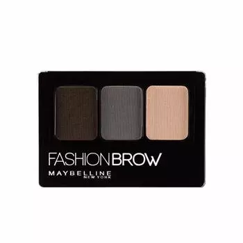 Палитра для бровей Maybelline Fashion Brow Palette, натуральный темно-коричневый BR-1