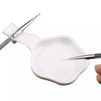 Палитра для дизайна ногтей, поднос для мытья посуды, контейнер для акварельной краски, инструмент для отображения маникюра