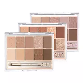 Палитра для глаз Clio New Pro 0,6 г x 10 3 цвета 11. Walking on the Cosy A