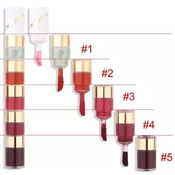 Палитра для губ 5 в 1 матовая помада Velvet Sexy Red Lip Tint стойкий антипригарный блеск для губ Cup набор масел женский макияж косметический набор, 08, 5 мл, 1 шт.