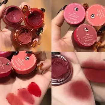 Палитра для губ Velvet Matte Lip Mud Small Pigment Pot Glaze Mousse Mist Face Student Portable Glossy Pad, B, 1 шт.