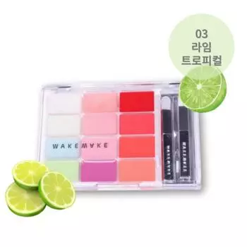 Палитра для губ Wakemake Soft Coloring, 1 шт, 03 Lime Tropical