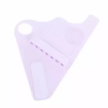 Палитра для макияжа Силиконовый браслет Палитра для смешивания макияжа Ремешок для руки Тональный крем Консилер Макияж фиолетовый