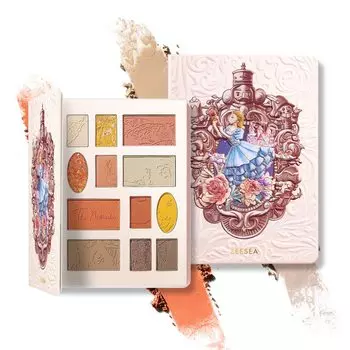 Палитра для макияжа ZEESEA Nutcracker Candy Cruise 12 цветов Marzipan - (01. Дворец)