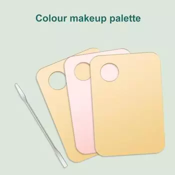 Палитра для ногтей против царапин, полый дизайн, нержавеющий, сделай сам золотистый