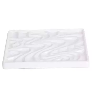 Палитра для рисования волнистая имитация керамики квадратная акварель профессиональные художественные принадлежности