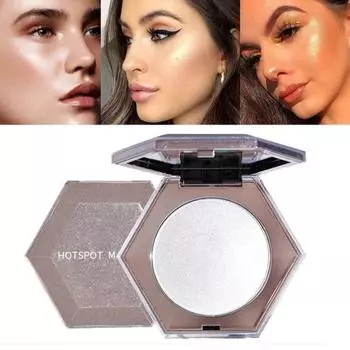 Палитра хайлайтеров для контура лица, осветляющая мерцающая пудра, осветитель, косметика 1