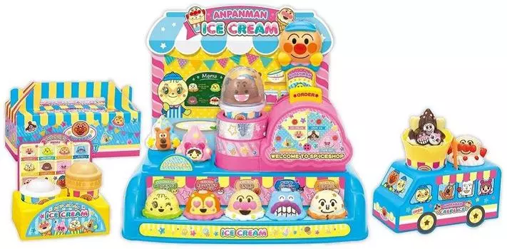 Палитра «Joy Palette Anpanman» Как насчет «Дай мне немного льда»? SP Набор Ширина 470 x Высота 300 x Глубина 130 мм 181208 Прыгай! блины? сливки!!