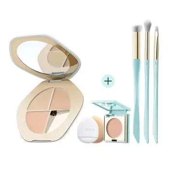 Палитра консилеров TIMAGE 3 Кремовая текстура Маскирует слезы, прыщи и темные круги в уголках рта Консилер для глаз Консилер для лица Стойкий 3