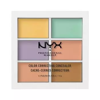 Палитра корректирующих средств Nyx Professional Makeup Concealer Color Correcting с легкой формулой 9 г