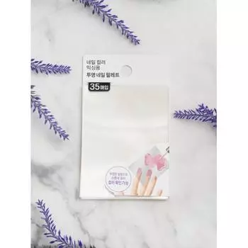 Палитра лаков для ногтей Daiso Clear, 35 листов