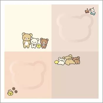 Палитра Rilakkuma Sticky Notes Rilakkuma MH27102 H105 x W75 мм Размер San-X