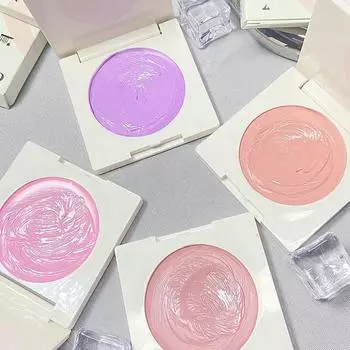 Палитра румян CAPPUVINI Cream Blush с натуральным и стойким блеском