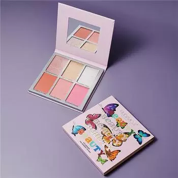 Палитра румян, хайлайтер, тени для носа, силуэт, осветляющие тени для век, универсальная восстанавливающая палитра, стойкий макияж