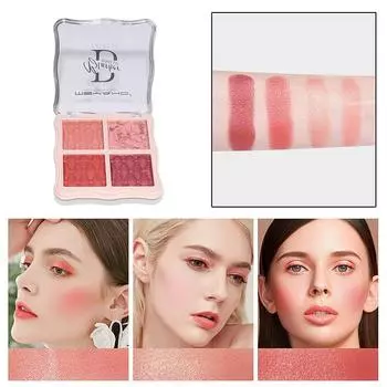 Палитра румян Sweet Eyes Constructive Nude Makeup Natural Matte Long-lasting Rouge Makeup Supplies 1#