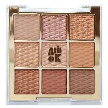 Палитра теней Amiok Soft Clay Beam, медленное свечение, 1 шт.