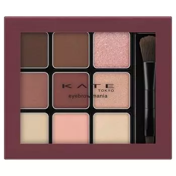 Палитра теней для бровей Kate Eyebrow Mania, EX-8 Pink Brown, 1 шт.