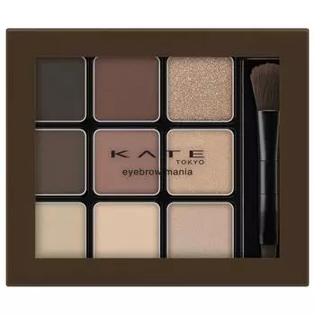 Палитра теней для бровей Kate Eyebrow Mania, EX-5 Neutral Brown, 1 шт.
