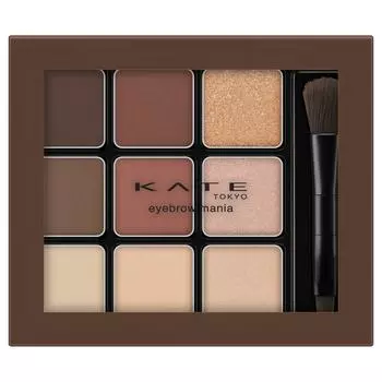 Палитра теней для бровей Kate Eyebrow Mania, EX-6 Оранжево-коричневый, 1 шт.