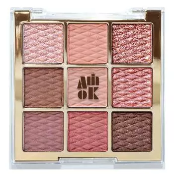 Палитра теней для век Amiok Soft Clay Beam, цвет розово-лавандовый, 1 шт.