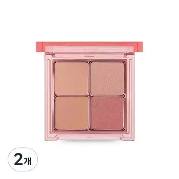 Палитра теней для век Banila Co Mood On Eye Palette 7 г, 2 упаковки, 02 Mellow Coral