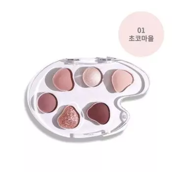 Палитра теней для век BBIA Last Eye, 1 шт., 01 Chocolate Village