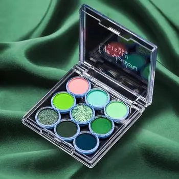 Палитра теней для век Beautify Smoky Effect Long Lasting Eyeshadow Palette 9 цветов Matte Pearlescent Glitter Sequins Eyeshadow Palette E