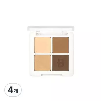 Палитра теней для век Berrisom Real Me, 03 Essential Brown, 4 шт.
