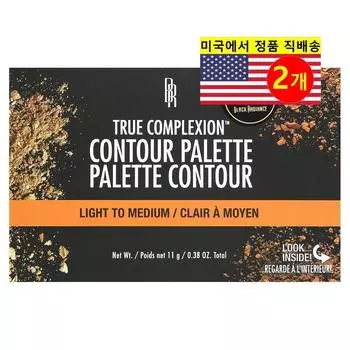 Палитра теней для век Black Radiance True Complexion Contour, светло-средний оттенок, 2 шт.