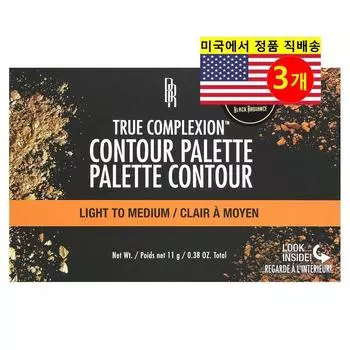 Палитра теней для век Black Radiance True Complexion Contour, светло-средний оттенок, 3 предмета