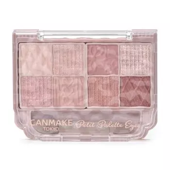 Палитра теней для век Canmake Petit Palette Eyes 02 Bonheur Maron, красновато-коричневый, 2,0 г
