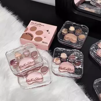 Палитра теней для век Cat Paw, 5 цветов, мерцающие матовые, натуральные, нюдовые, стойкие