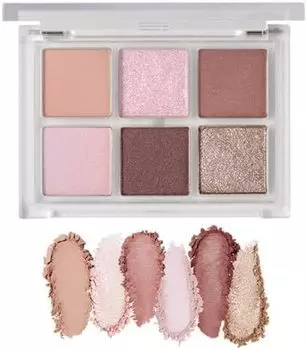 Палитра теней для век CipiCipi Mood Color Eyes. Высокопигментированные блестки с сывороточными ингредиентами. (02 Дата) 4,3 г