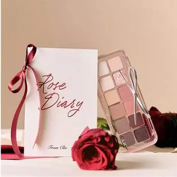 Палитра теней для век Clio Pro Eye Palette Air + бесплатные тени Pro Single (Случайный 1) [Праздник] 101 Rose Diary цвет