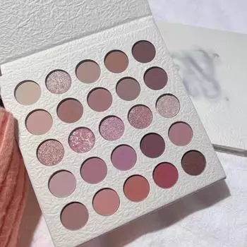 Палитра теней для век Creamy Wizard Super Hot Glitter Pearl Matte Milk Tea Earth Color Палитра теней для век 25g