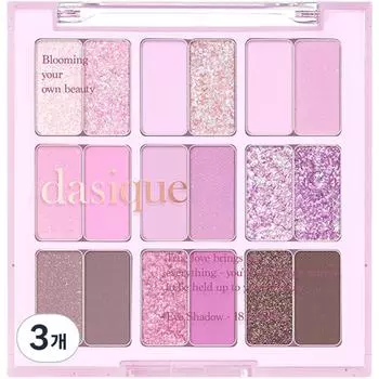 Палитра теней для век Daisyk, оттенок 18 Berry Smoothie, 3 шт.