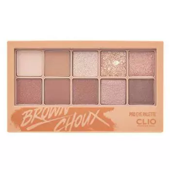 Палитра теней для век DOOWON Clio Pro Eye Palette 02 Brown Choux CLIO 1 шт. (х 1)