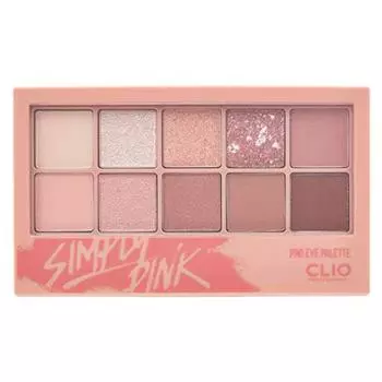 Палитра теней для век DOOWON Clio Pro Eye Palette 01 Simply Pink Eye Shadow CLIO (1 кусок) розовый