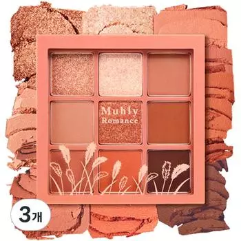 Палитра теней для век Etude House Play Color, Muhly Romance, 3 предмета