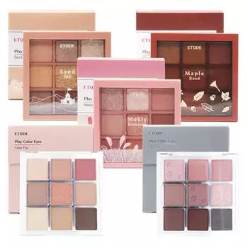 Палитра теней для век Etude Play Color Eyes 9 цветов, Muhly Romance, 1 шт.