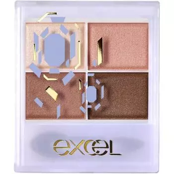 Палитра теней для век Excel Skinny Rich Shadow Sr06 23 Sensual Brown Limited Design Limited Design Sr06 Sensual Brown