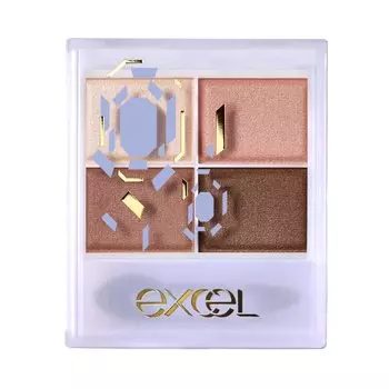 Палитра теней для век Excel Skinny Rich Shadow SR06 Limited Design 23 (Чувственный коричневый)
